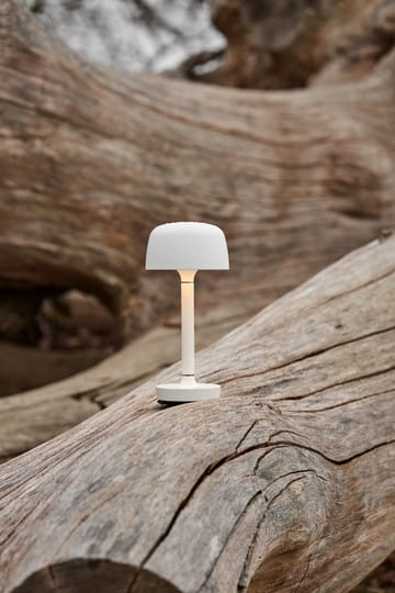 Halo bærbar bordlampe 25,5 cm - White - Scandi Living