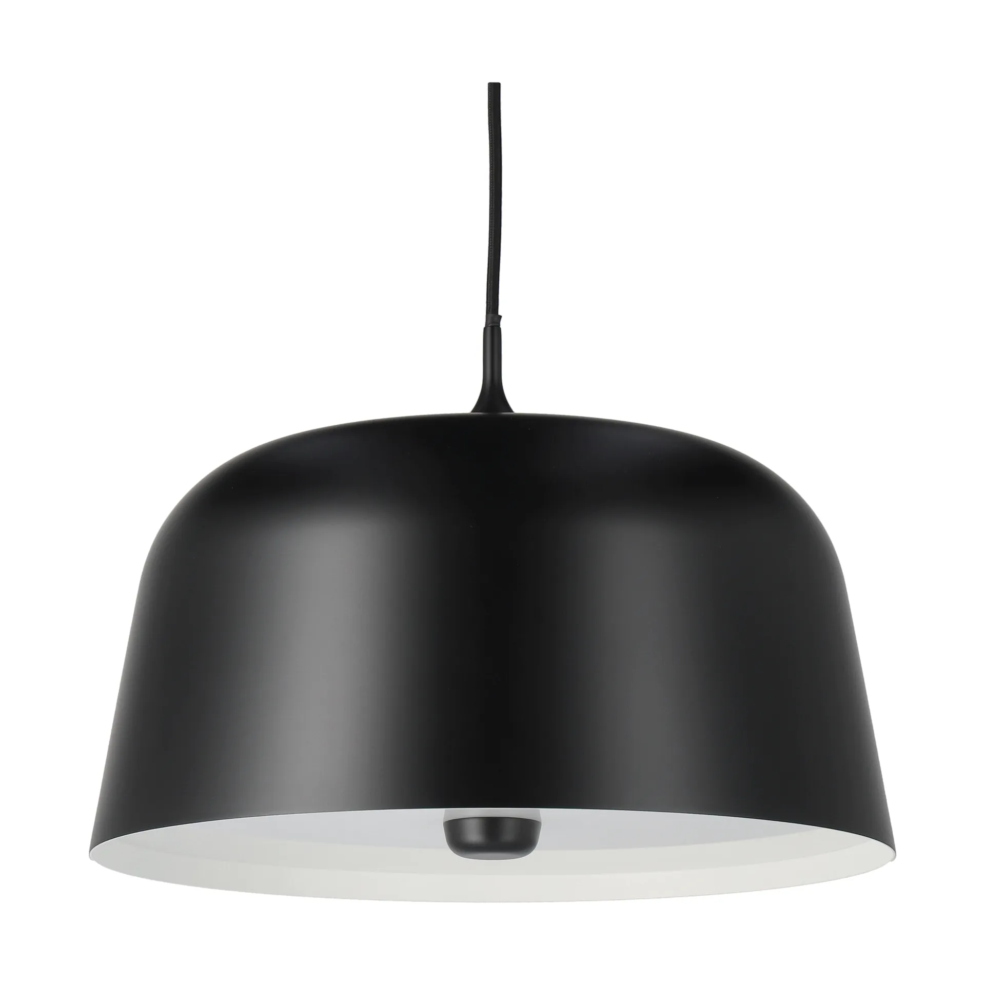 Halo taklampe Ø38 cm, Black Scandi Living
