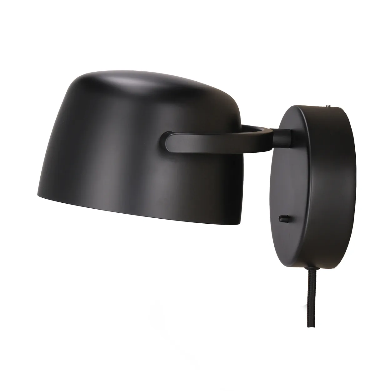 Scandi Living Halo vegglampe Ø16 cm Black