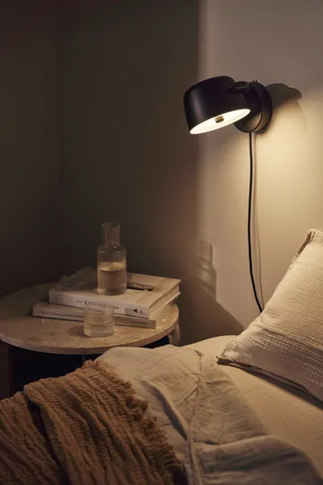 Halo vegglampe Ø16 cm - Black - Scandi Living