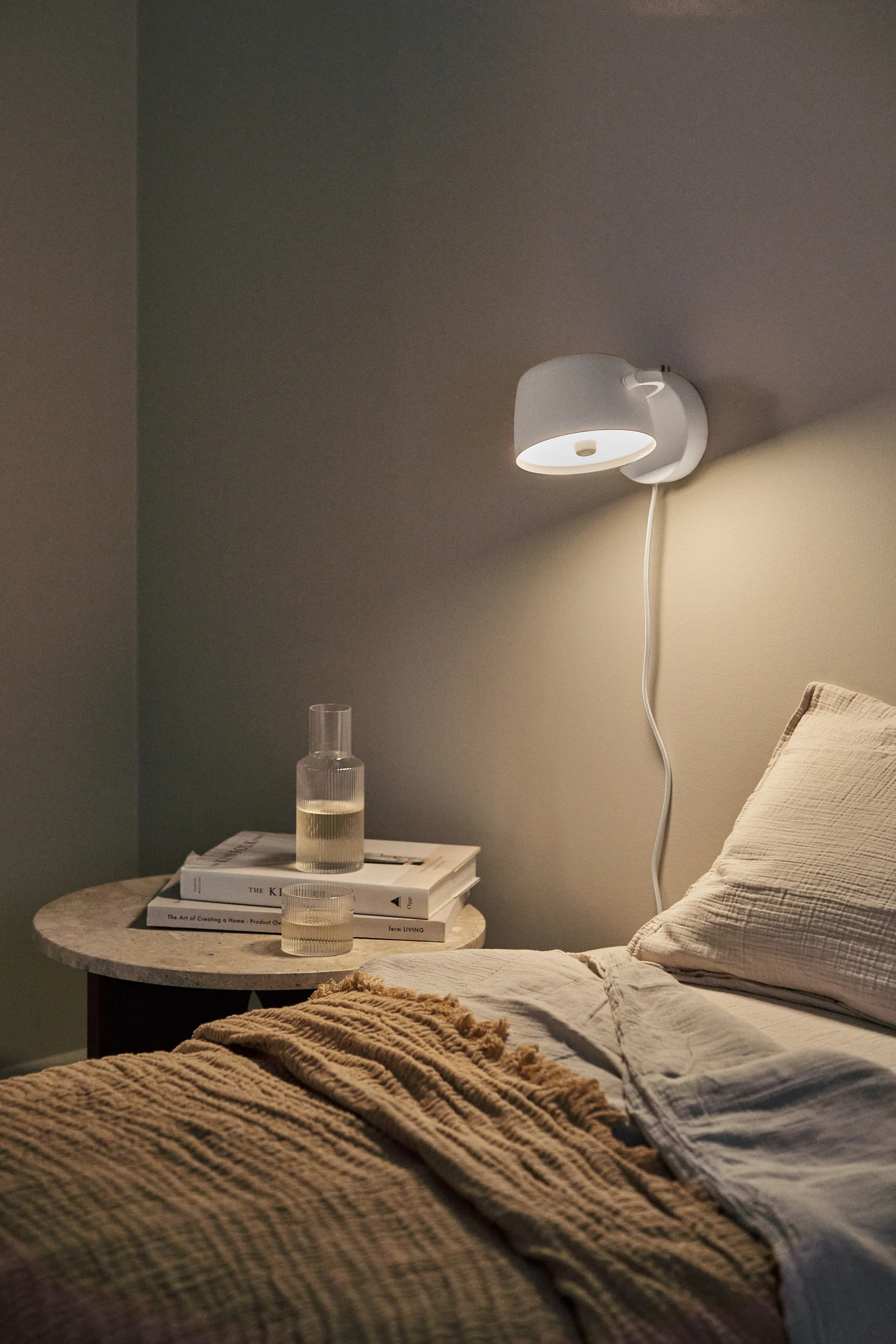 Halo vegglampe Ø16 cm, White Scandi Living