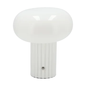 Haven portabel bordlampe 22 cm - Hvit - Scandi Living