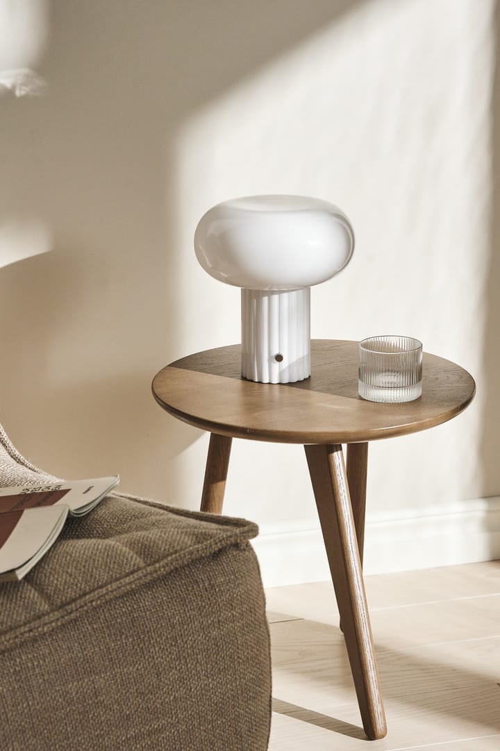 Haven portabel bordlampe 22 cm, Hvit Scandi Living