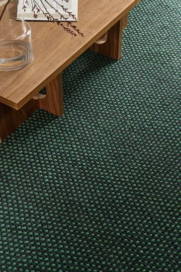 Hill ullteppe - Blå-grønn, 200x300 cm - Scandi Living