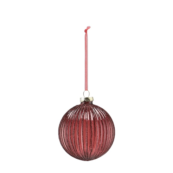 Holiday juletrekule 6-pakning, Red Scandi Living