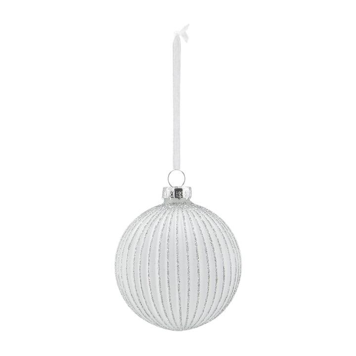 Holiday juletrekule 6-pakning, White Scandi Living