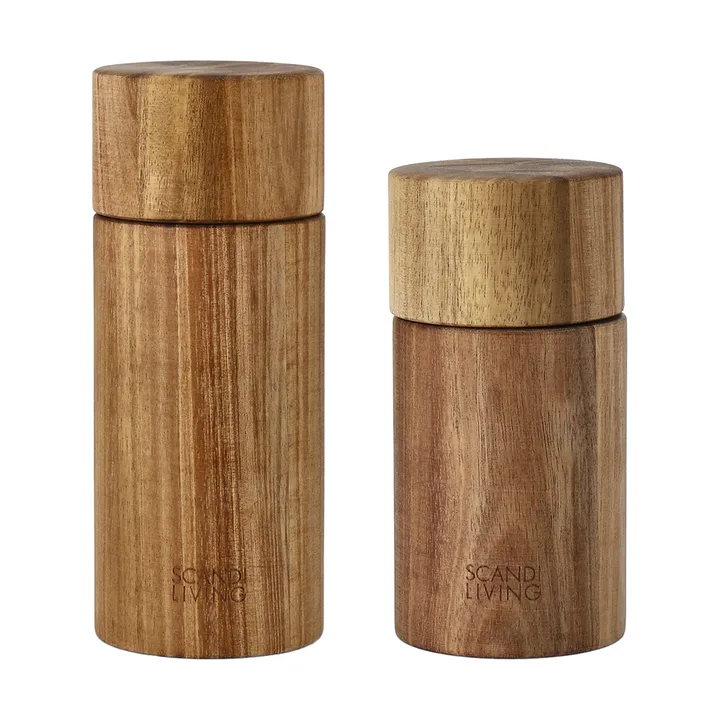Hollow salt- & pepperkvern - Akasie - Scandi Living