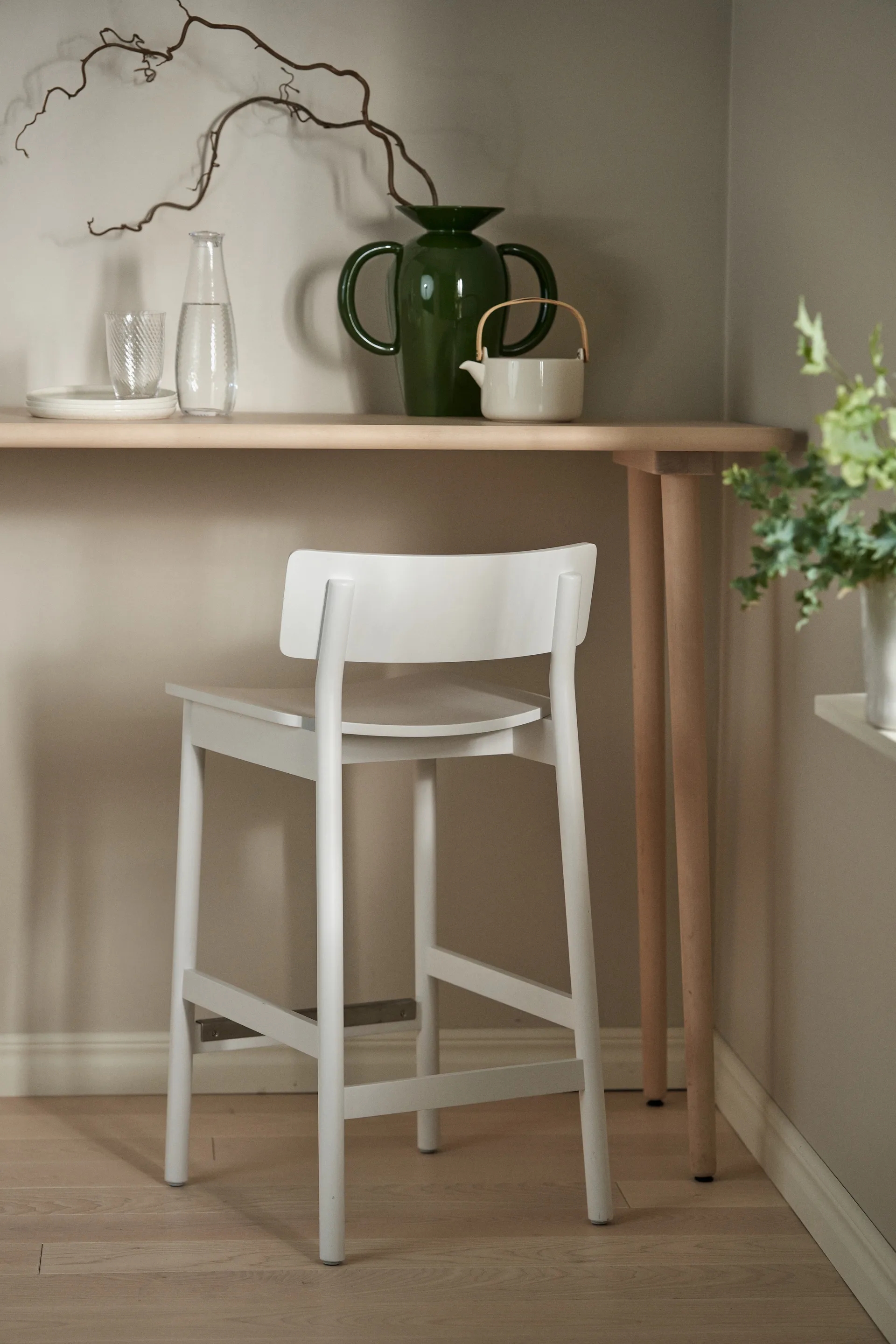 Horizon barstol 67 cm, White Scandi Living