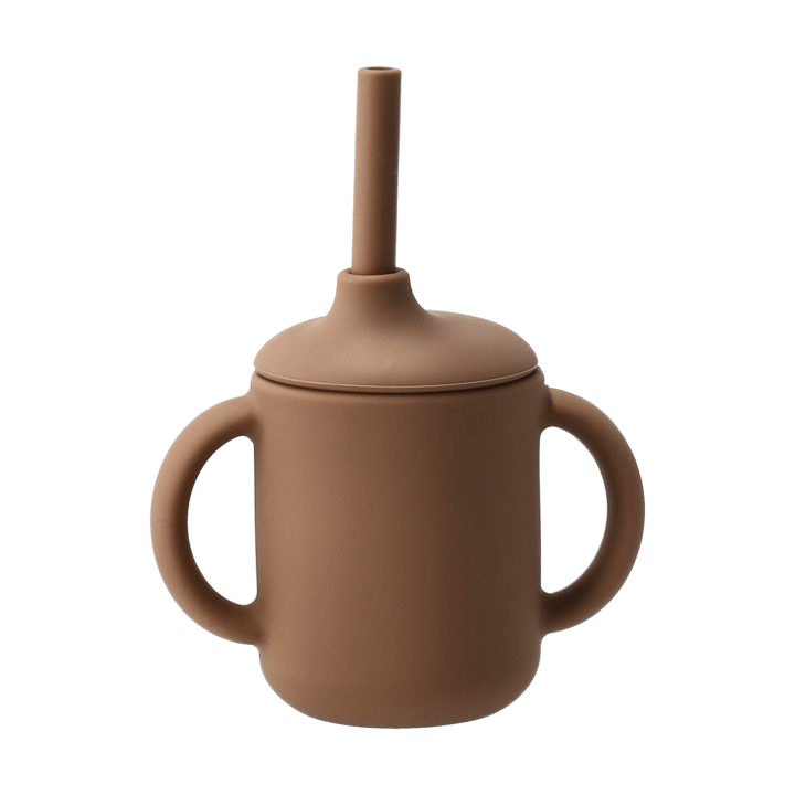 Idun kopp med sugerør silikon 120 ml - Hazel - Scandi Living