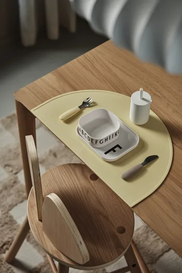 Idun kopp med sugerør silikon 120 ml - Vanilla - Scandi Living