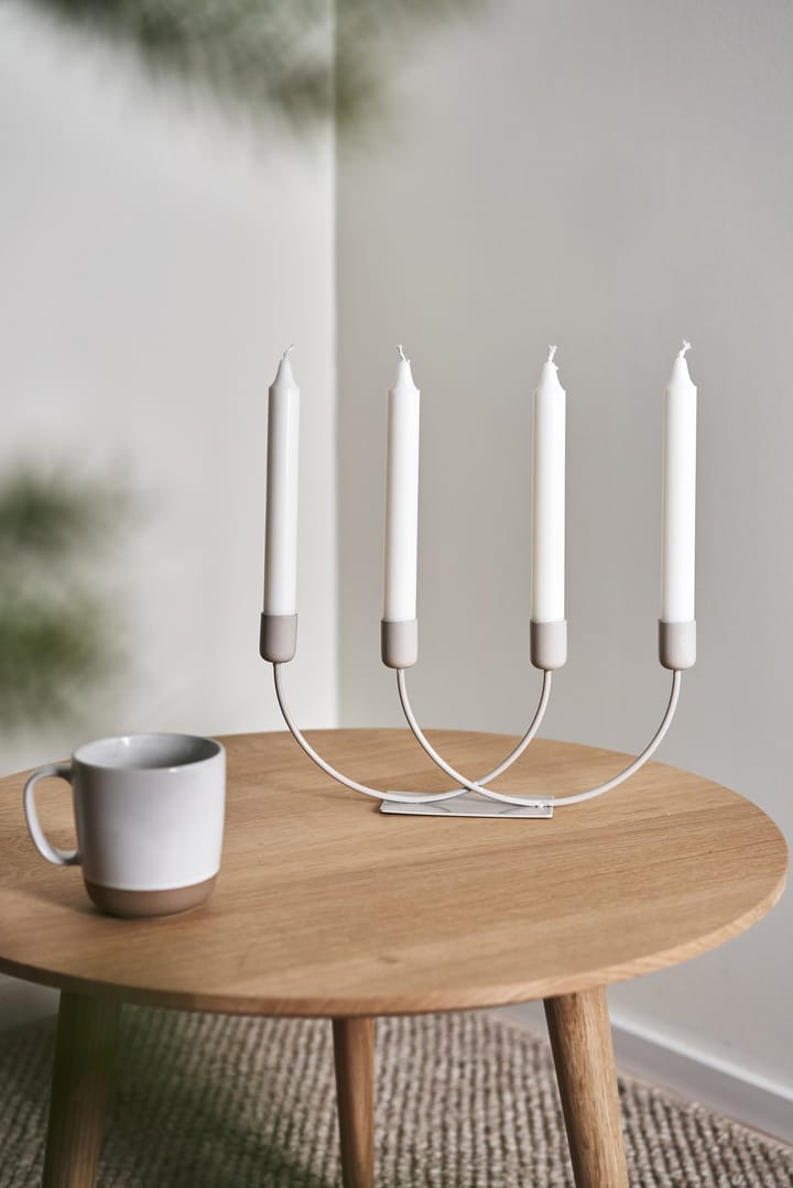 Joy lysestake, Beige Scandi Living