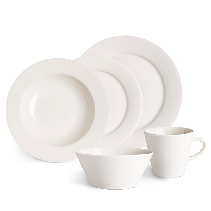 Kalk dyp tallerken 23 cm, hvit Scandi Living