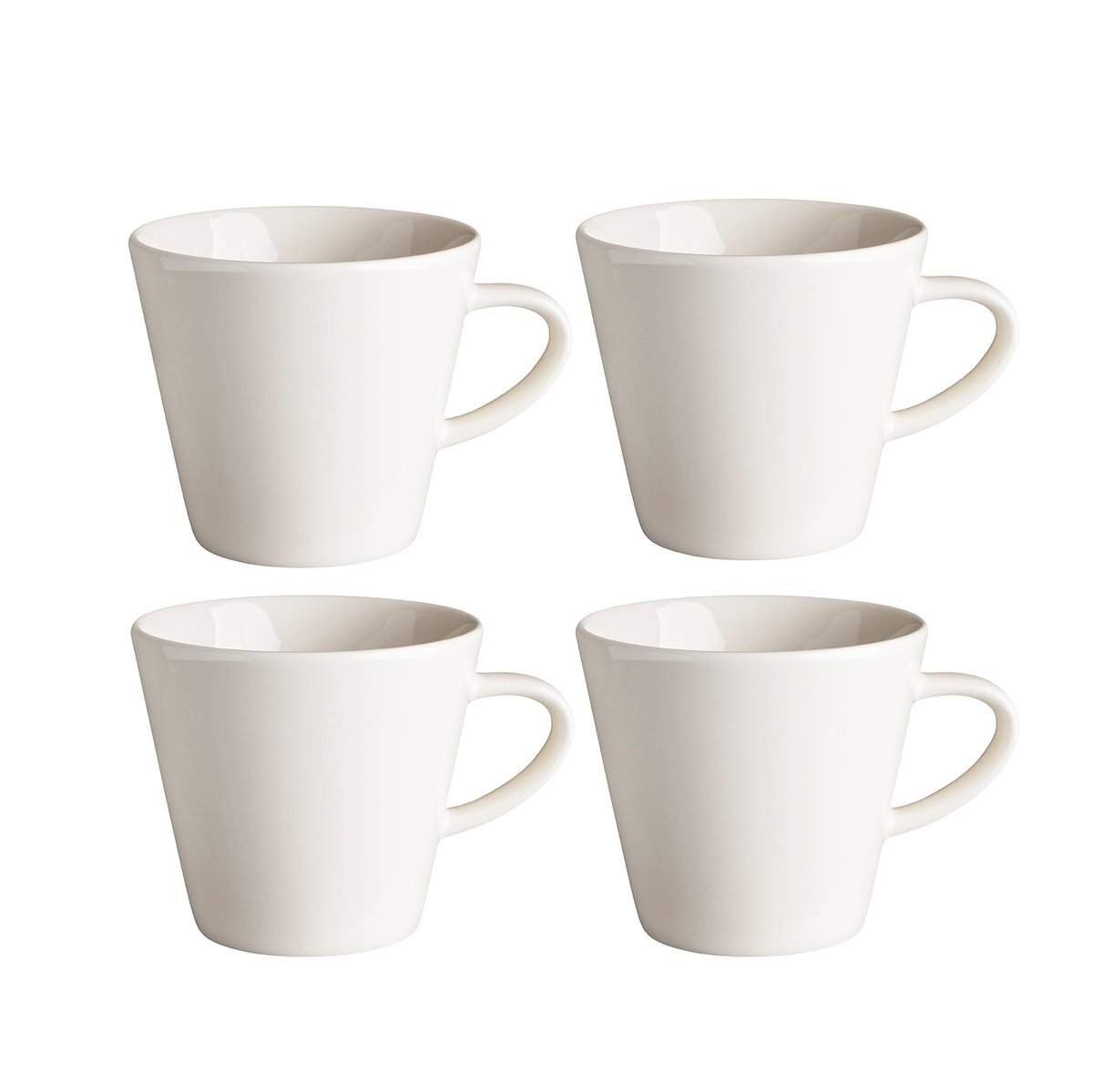 Scandi Living Kalk kopp 30 cl 4-stk. hvit | Skandinavisk Design | Kaffekopper | Hvit