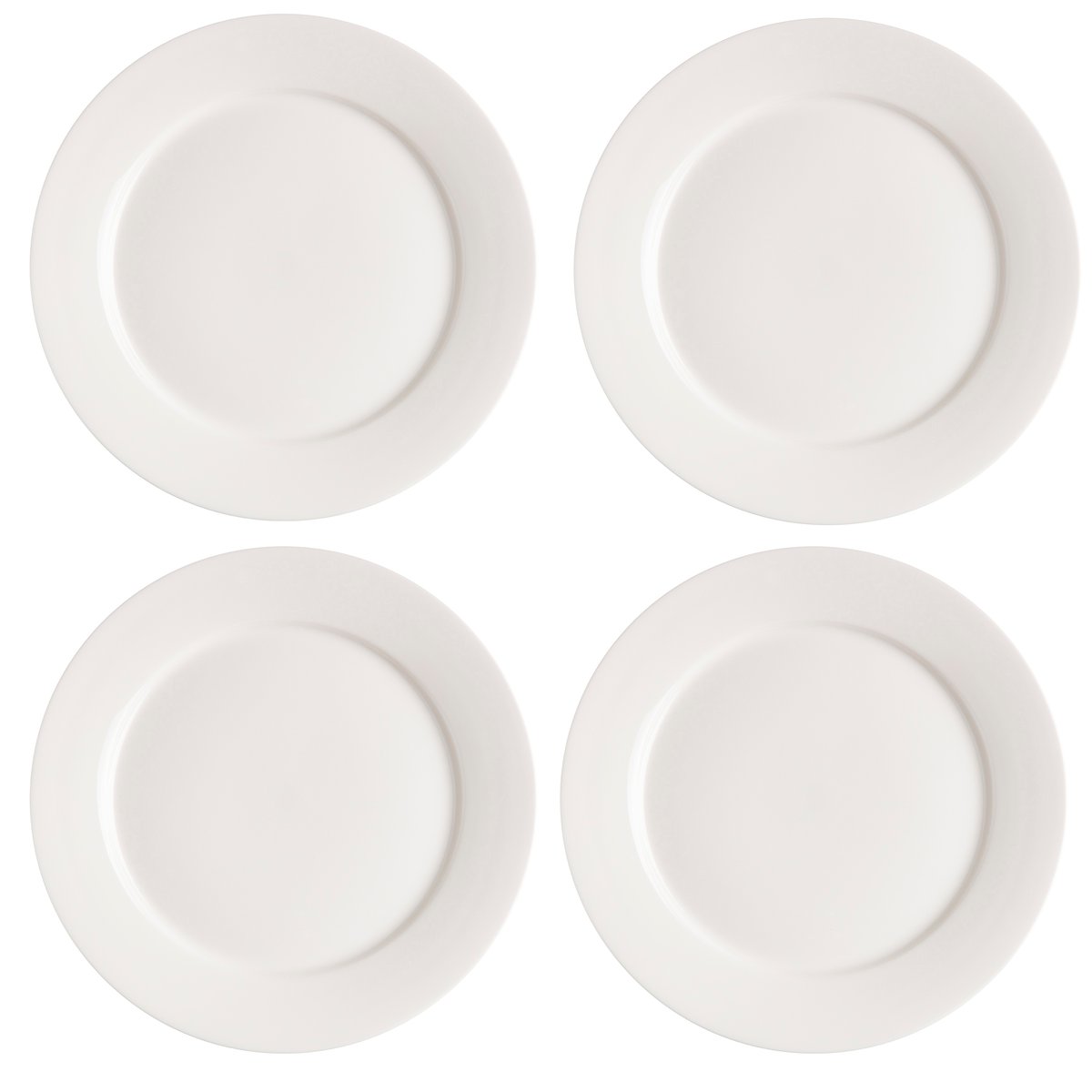 Scandi Living Kalk tallerken 28 cm 4-stk. hvit
