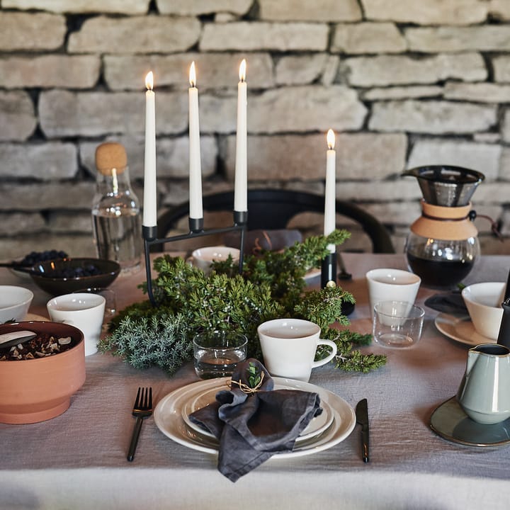 Kalk tallerken 28 cm, hvit Scandi Living