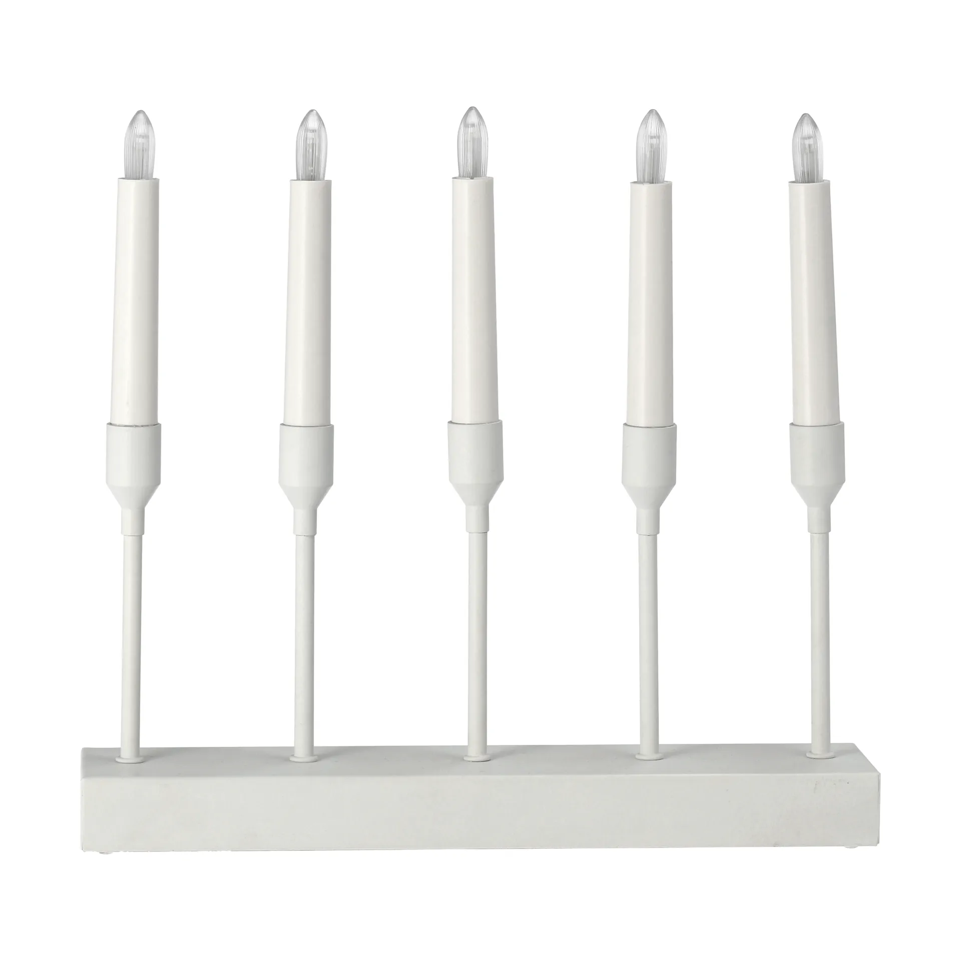 Kindle portabel adventslysestake 30 cm, Hvit Scandi Living