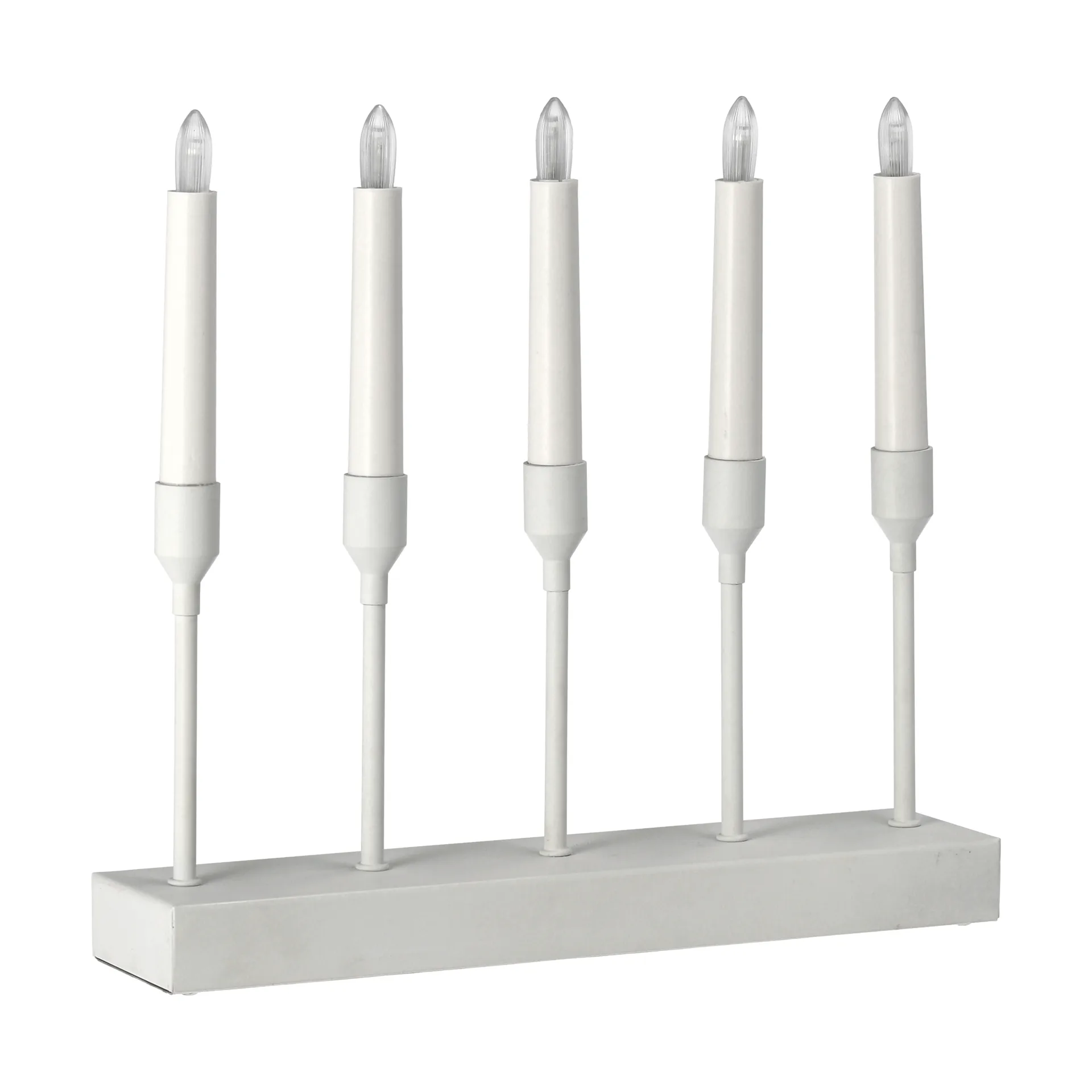 Kindle portabel adventslysestake 30 cm, Hvit Scandi Living