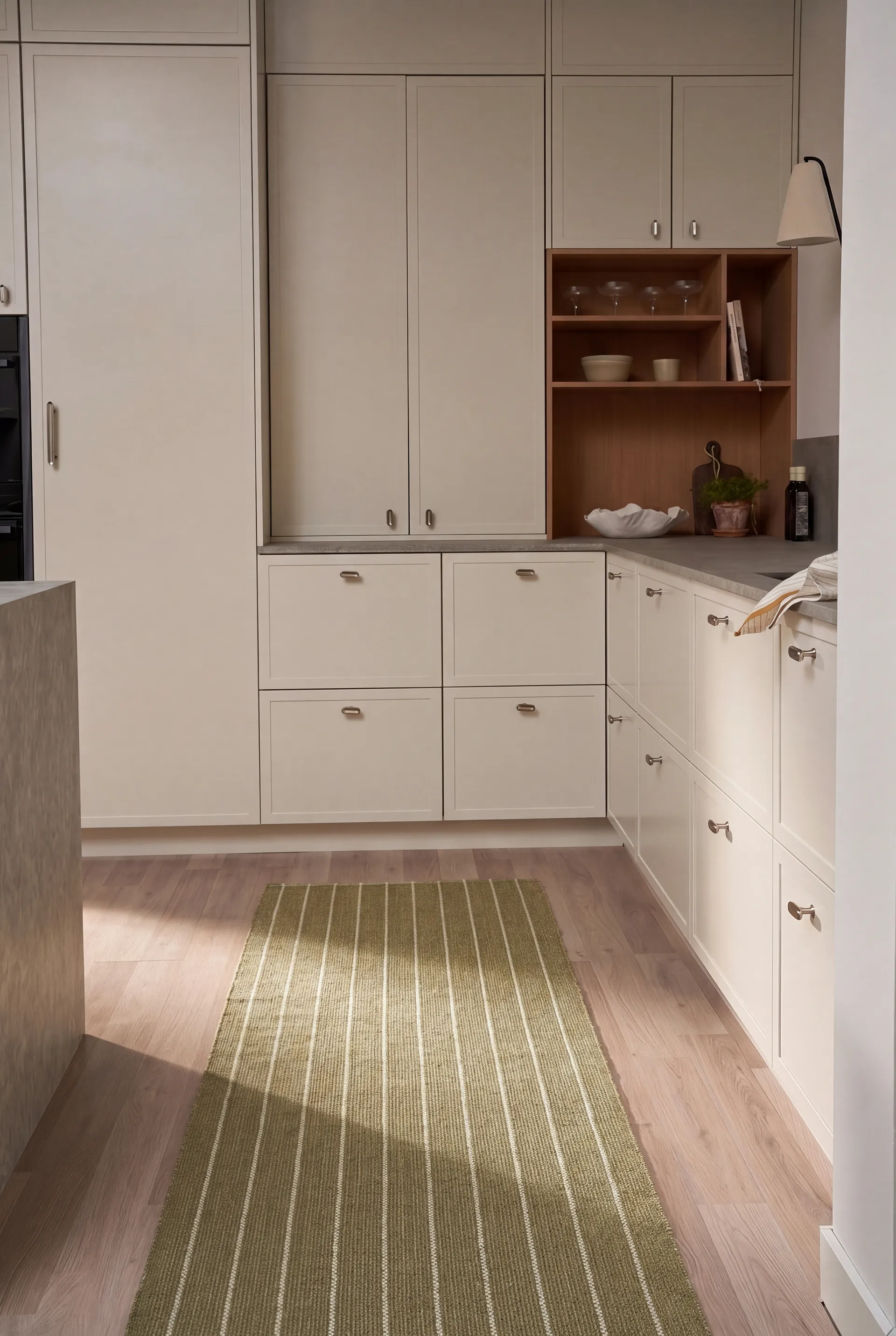 Lane løper, Olive green, 70x200 cm Scandi Living