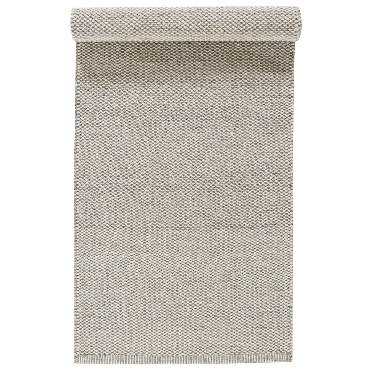 Bilde av Scandi Living Lea ullteppe naturhvit 80x240 cm