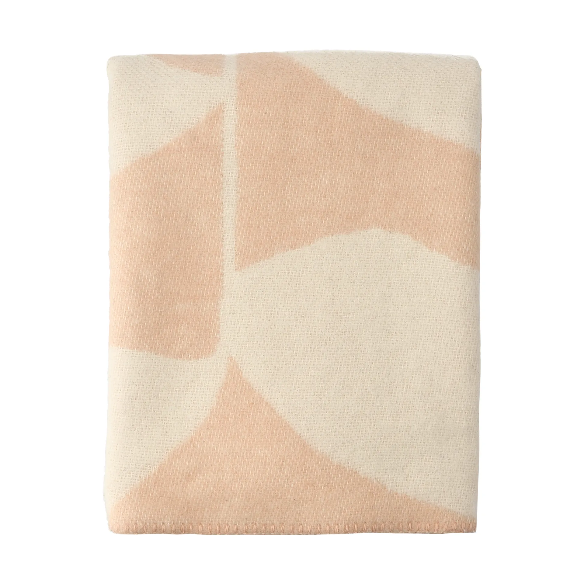 Leaf ullpledd 130x180 cm, Fersken Scandi Living