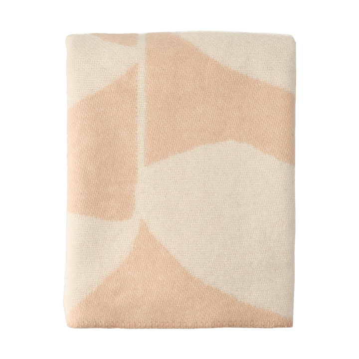Leaf ullpledd 130x180 cm, Fersken Scandi Living