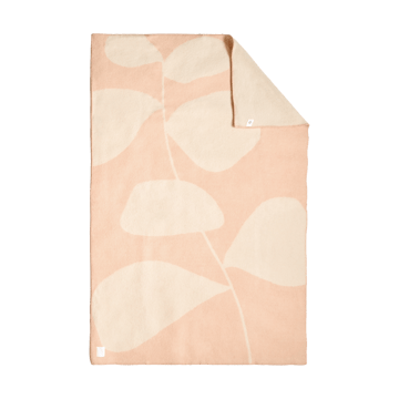 Leaf ullpledd 130x180 cm - Fersken - Scandi Living