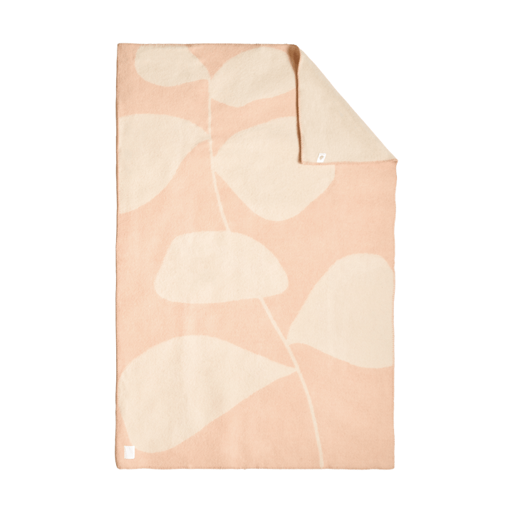 Leaf ullpledd 130x180 cm, Fersken Scandi Living