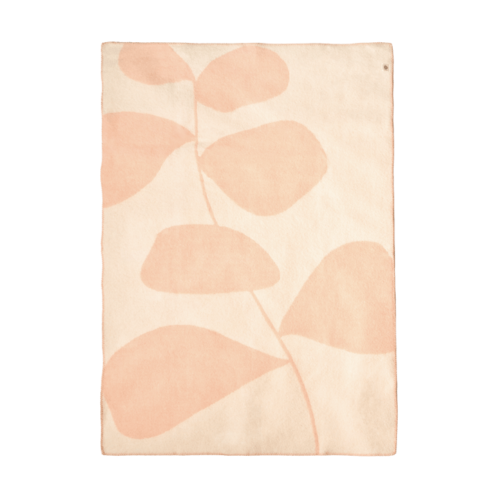 Leaf ullpledd 130x180 cm, Fersken Scandi Living