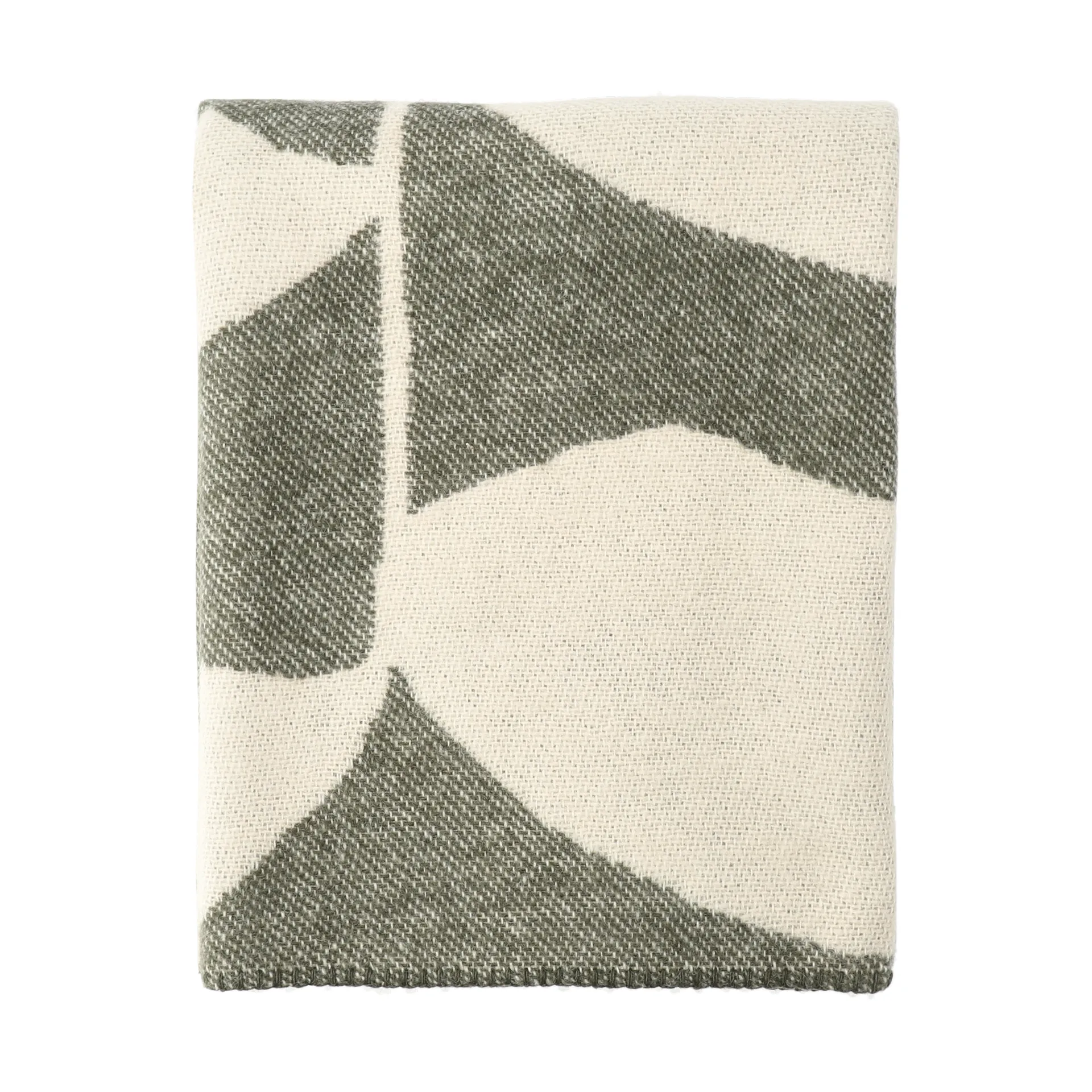 Leaf ullpledd 130x180 cm, Khaki grønn Scandi Living