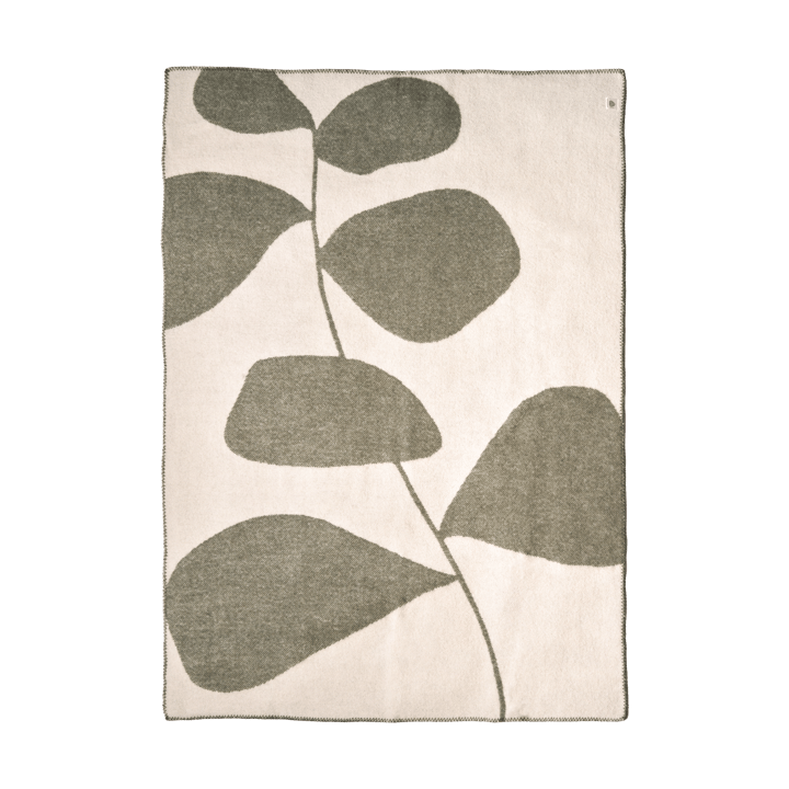 Leaf ullpledd 130x180 cm, Khaki grønn Scandi Living
