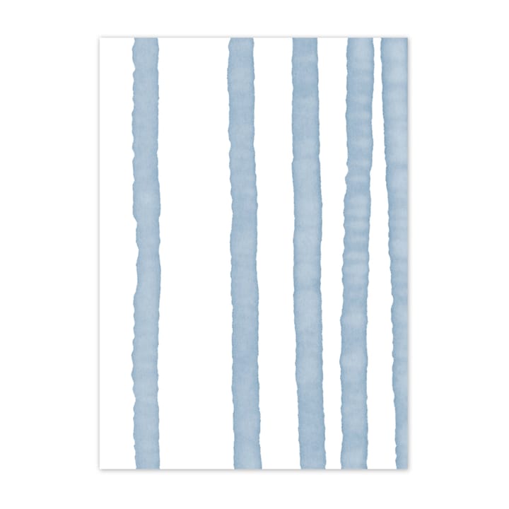 Lineage poster blå - 40x50 cm - Scandi Living