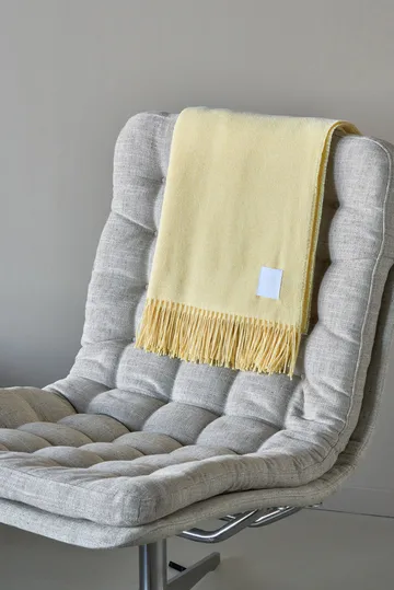 Loom bomullspledd 125x170 cm - Buttercream - Scandi Living