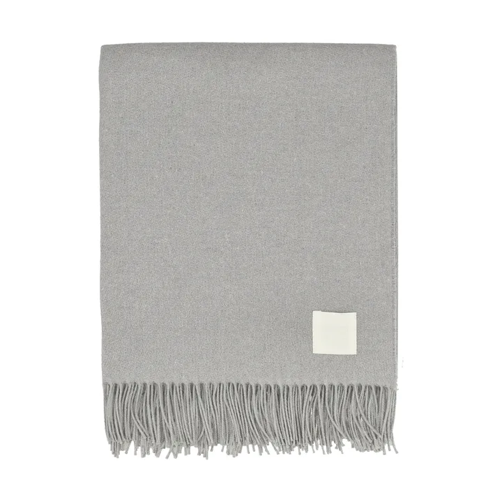 Loom bomullspledd 125x170 cm - Fog - Scandi Living