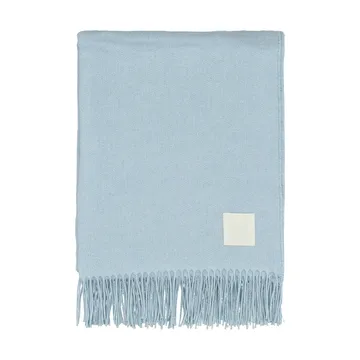 Loom bomullspledd 125x170 cm - Sky blue - Scandi Living