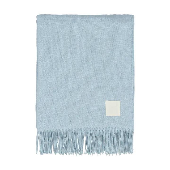 Loom bomullspledd 125x170 cm - Sky blue - Scandi Living