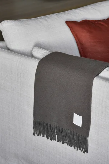 Loom bomullspledd 125x170 cm - Taupe - Scandi Living