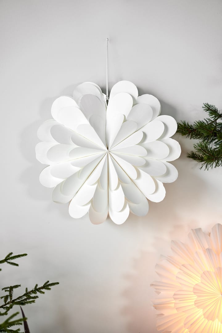 Lucia julestjerne 45 cm , Hvit  Scandi Living