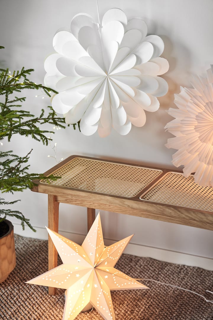 Lucia julestjerne 45 cm , Hvit  Scandi Living