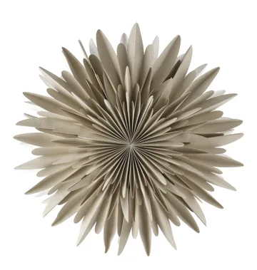 Luna adventsstjerne beige med prikker  - 60 cm - Scandi Living