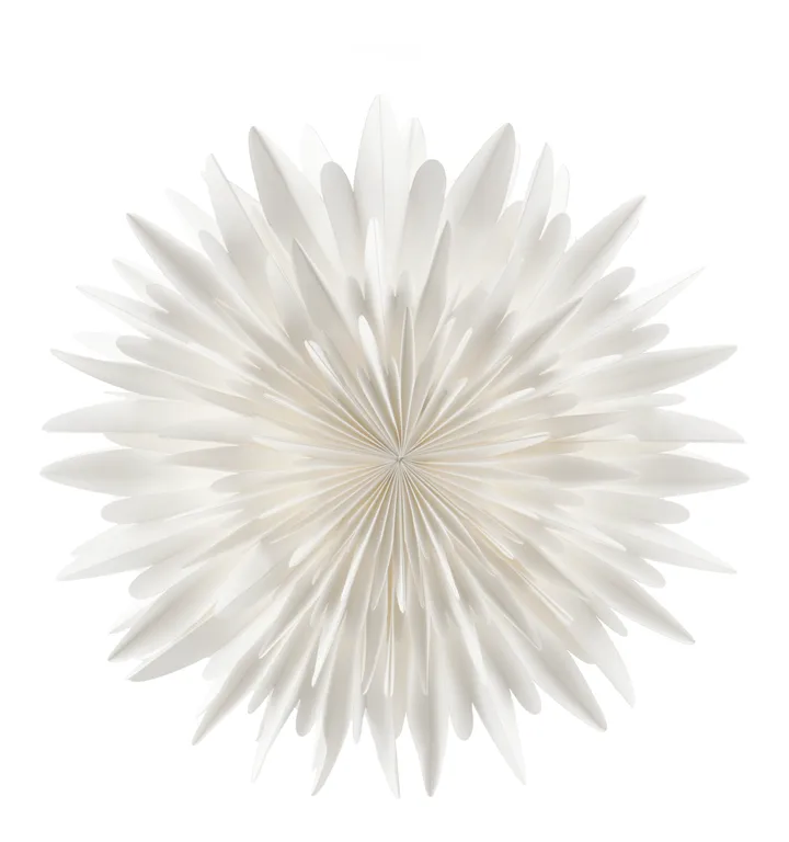 Luna adventsstjerne hvit - 60 cm - Scandi Living