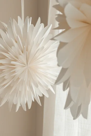Luna adventsstjerne hvit - 60 cm - Scandi Living
