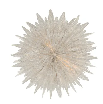 Luna adventsstjerne hvit med prikker - Ø80 cm - Scandi Living