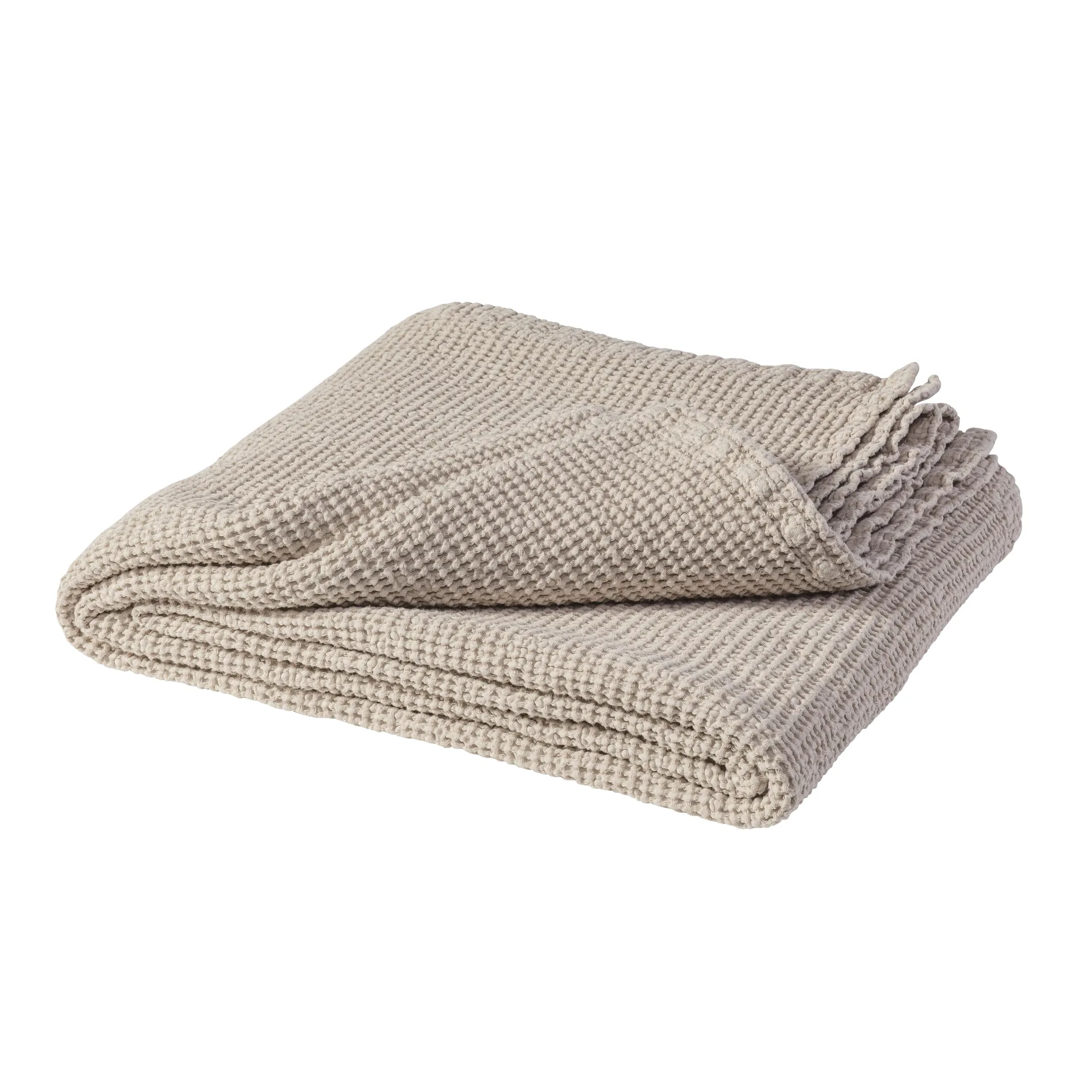 Moss sengeteppe 260x260 cm, Beige Scandi Living