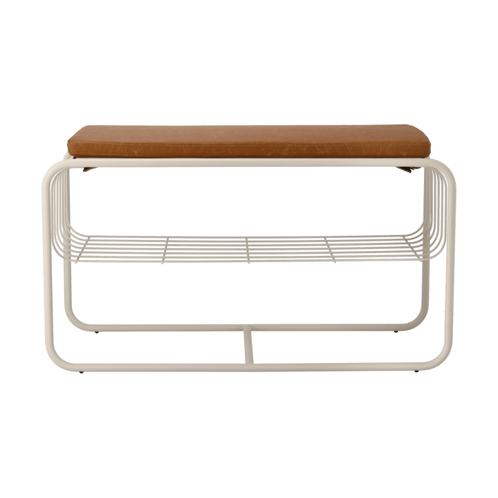 Nod benk/skohylle 80x36c42 cm, Beige Scandi Living