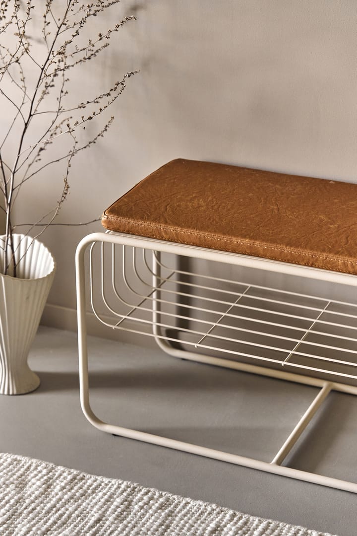 Nod benk/skohylle 80x36c42 cm, Beige Scandi Living