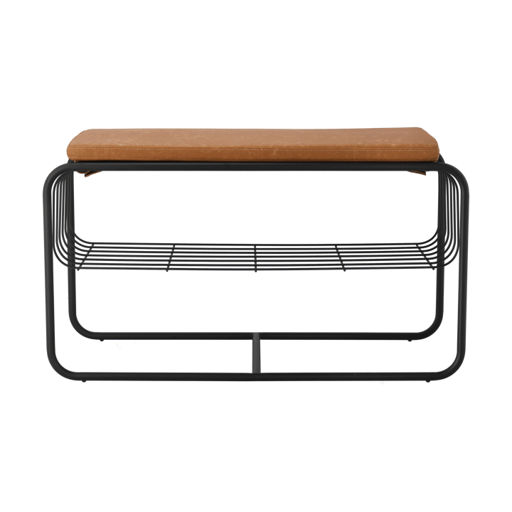 Nod benk/skohylle 80x36c42 cm, Black Scandi Living
