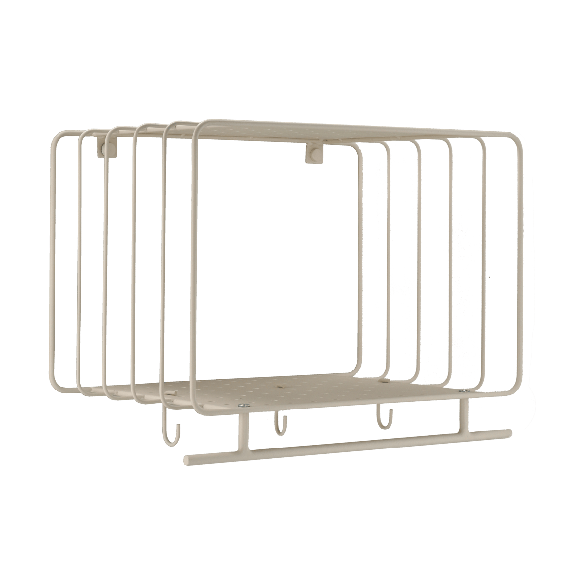 Scandi Living Nod hatthylle 45 cm Beige | Skandinavisk Design | Hattehyller | Beige