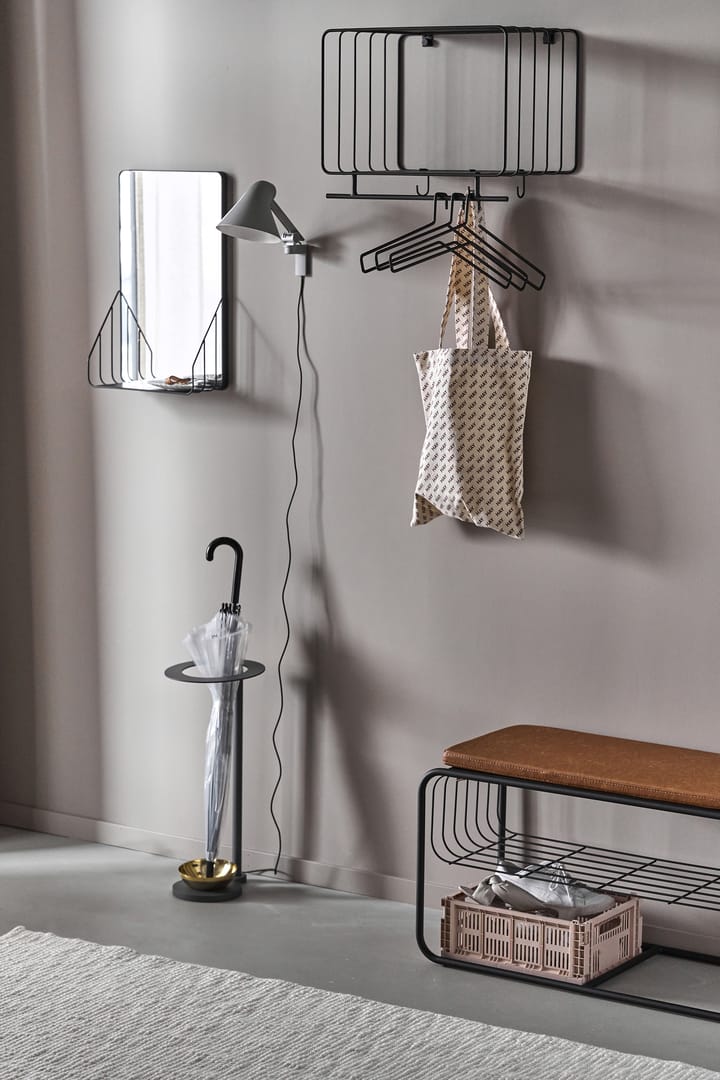 Nod hatthylle 45 cm, Black Scandi Living