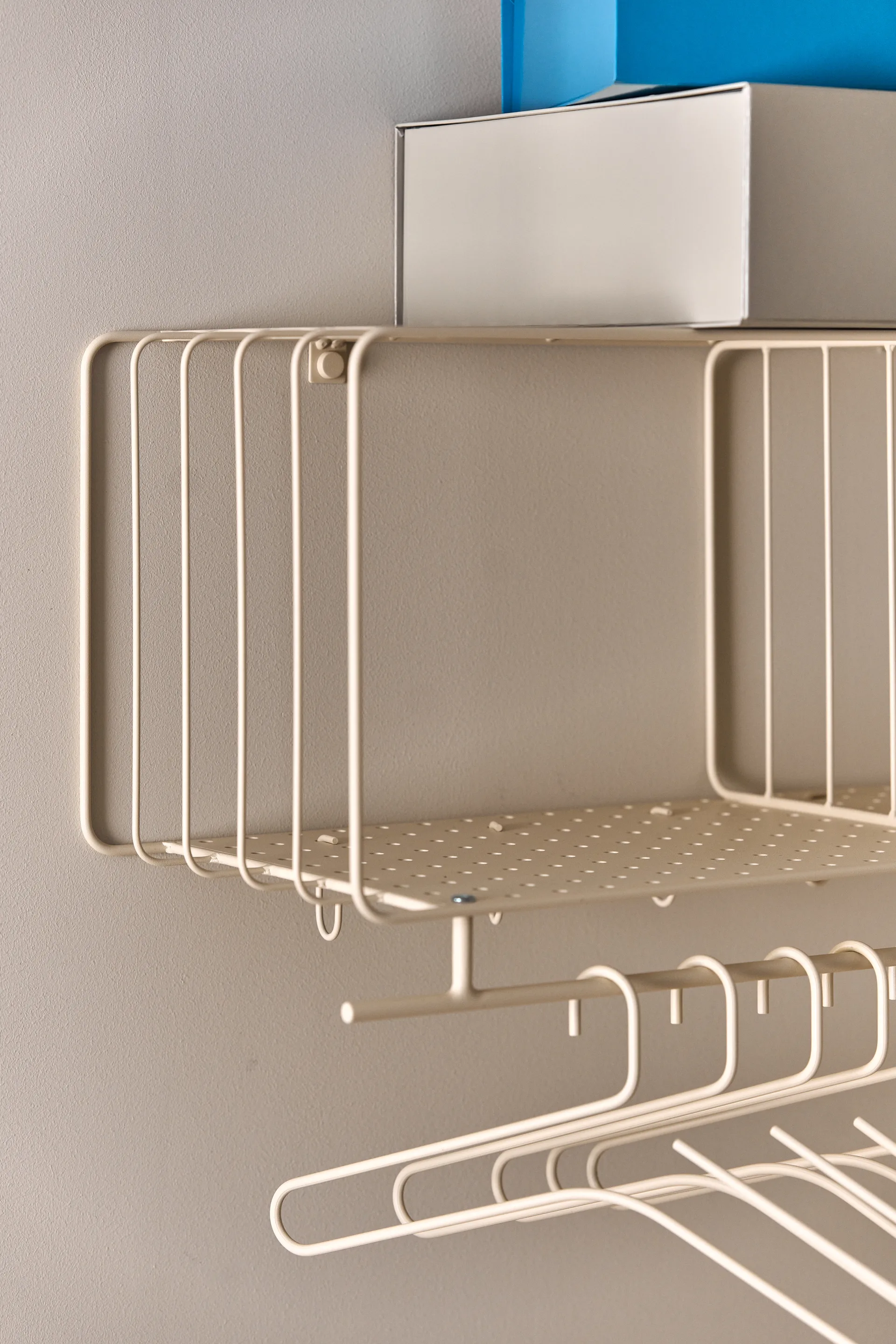 Nod hatthylle 90 cm, Beige Scandi Living