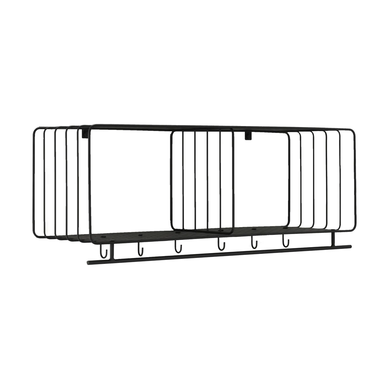 Scandi Living Nod hatthylle 90 cm Black